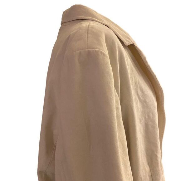 Gap Cream Y2K Velvet Long Sleeve Blazer Size 20‎ - Picture 6 of 13
